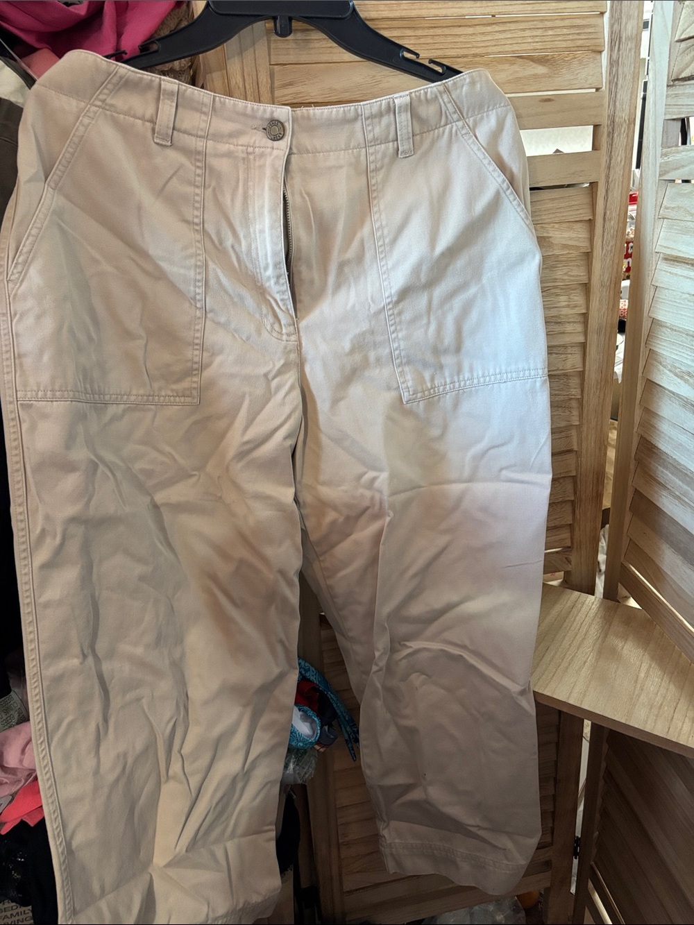 Jones Sport Casual Cotton Pants in Light Beige 12